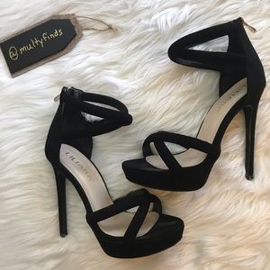 Black Liliana heels